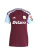 Aston Villa Ezri Konsa #4 Fotballdrakt Hjemme Klær Dame 2024-25 Korte ermer